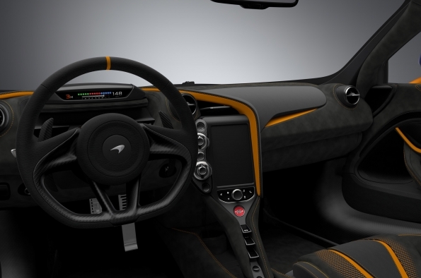 2024 McLaren 750S orange color interior