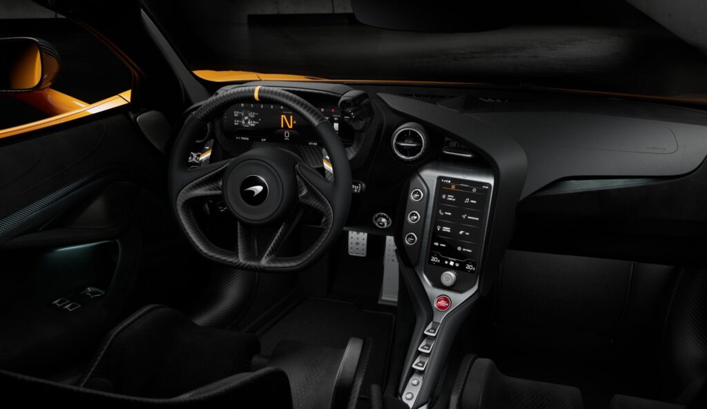 2024 McLaren 750S orange color interior