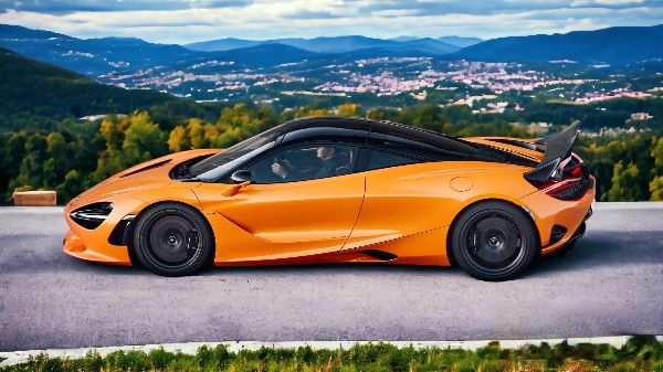 2024 McLaren 750S orange color 