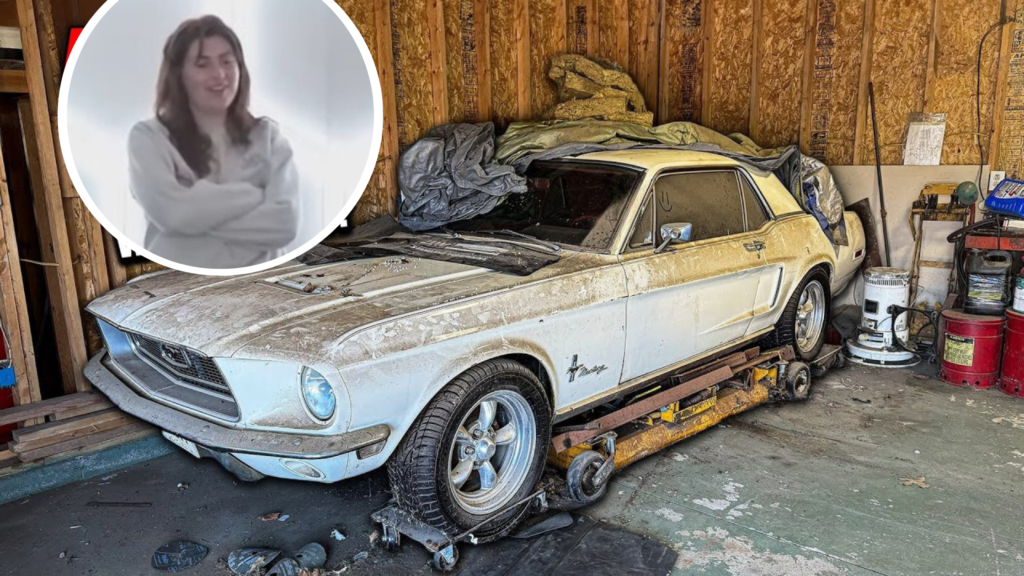 A 1968 Mustang, Idle for 18 Years, Becomes an Unforeseen Gift for a 21-Year-Old