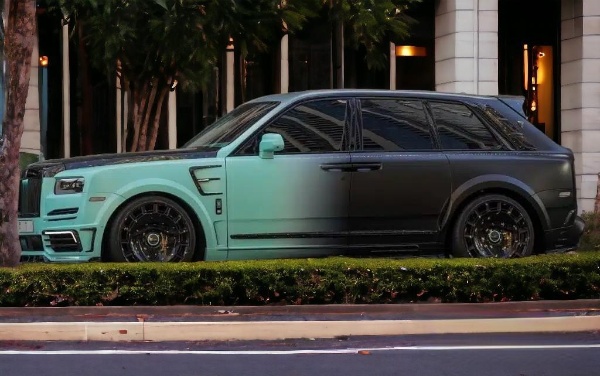 Mansory Rolls-Royce Cullinan parked on street