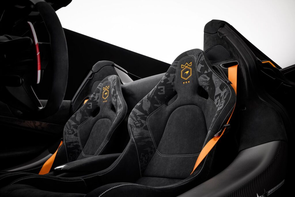 2024 McLaren 750S orange color interior