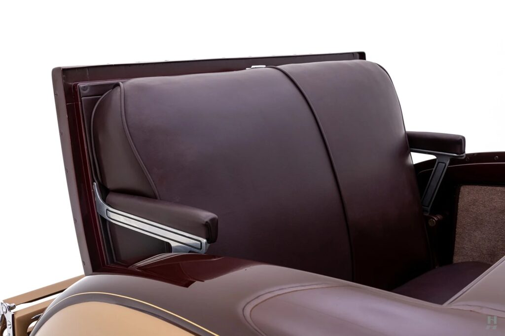 This 1930 16-cylinder Cadillac Roadster  interior