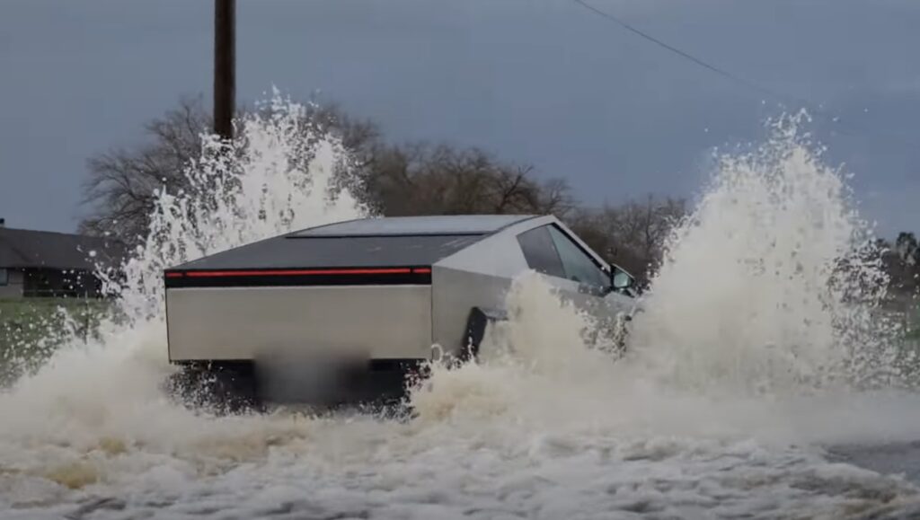 First Real-Life Water Test Conducted on Cybertruck to Assess 'Boat' Capability