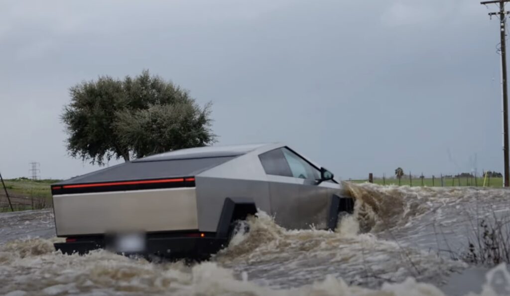 First Real-Life Water Test Conducted on Cybertruck to Assess 'Boat' Capability