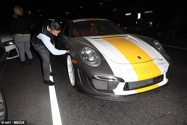 Chris Brown  Porschе 911 accident