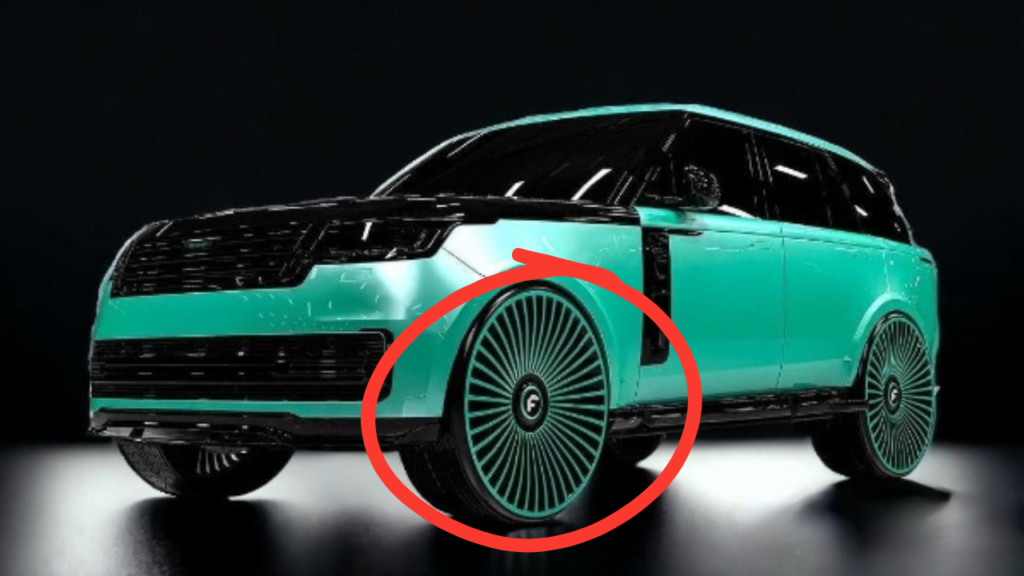 The Most Outrageous Range Rover of All Time: A Crisp CGI Creation with Massive Wheels