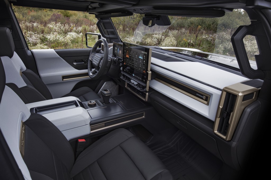  Hummer EV interior