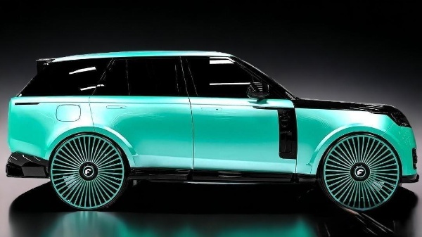 The Most Outrageous Range Rover of All Time: A Crisp CGI Creation with Massive Wheels