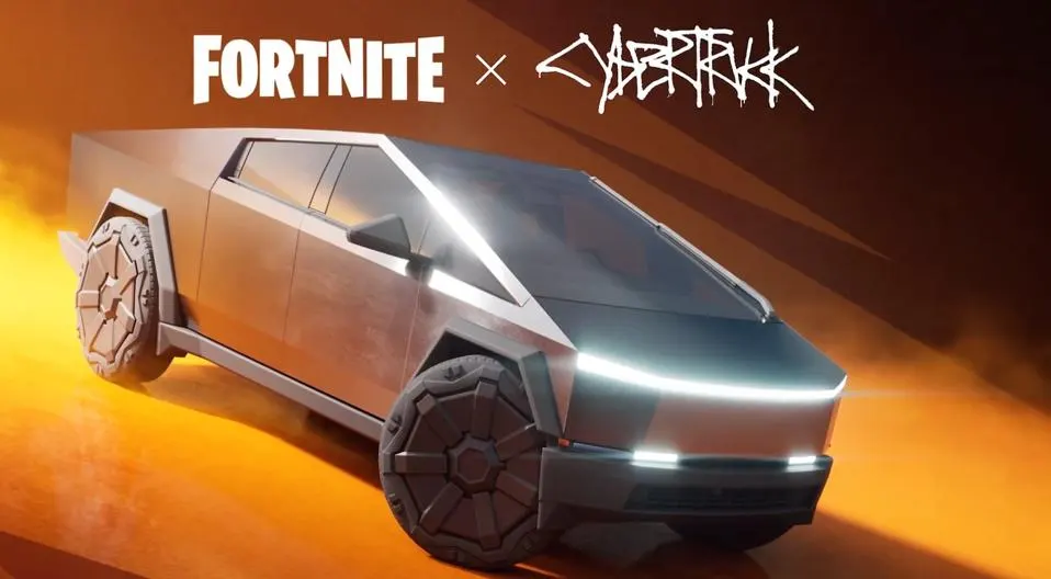 Tesla's Cybertruck Joins the Fortnite Universe